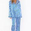 Show Me Your Mumu Classic PJ Set ~ Blue Stripe New Mu