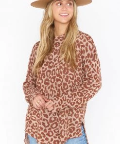 Show Me Your Mumu Anya Sweater ~ Cheetah Lover Knit New Mu
