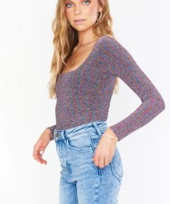 Show Me Your Mumu Unreal Bodysuit ~ Rainbow Shimmy Shine