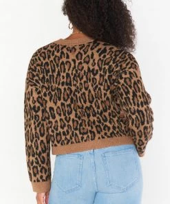 Show Me Your Mumu New Mu Carti Cardi ~ Cozy Leopard Knit