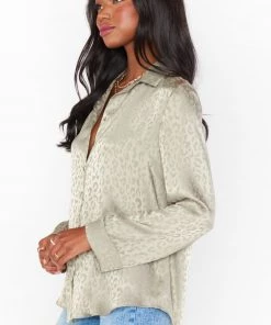 Show Me Your Mumu Smith Button Down ~ Sage Cheetah 11 Show Me Your Mumu Smith Button Down ~ Sage Cheetah