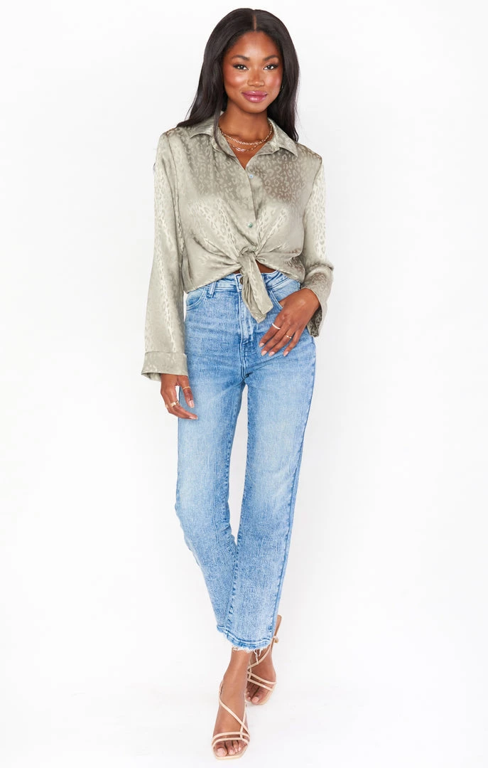 Show Me Your Mumu Smith Button Down ~ Sage Cheetah 8 Show Me Your Mumu Smith Button Down ~ Sage Cheetah