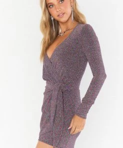 Show Me Your Mumu Kimora Mini Dress ~ Rainbow Shimmy Shine