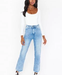 Show Me Your Mumu New Mu Bridget Bodysuit ~ White Stretch