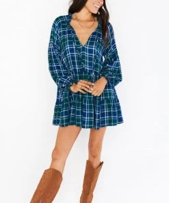 Show Me Your Mumu Ainsley Mini Dress ~ Green And Blue Plaid 10 Show Me Your Mumu Ainsley Mini Dress ~ Green And Blue Plaid