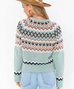 Show Me Your Mumu Cody Sweater ~ Sage Fair Isle