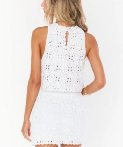 Show Me Your Mumu New Mu Lucy Top ~ White Daisy Crochet 10 Show Me Your Mumu New Mu Lucy Top ~ White Daisy Crochet
