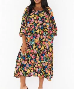 Show Me Your Mumu Day Or Night Midi Dress ~ Fruity Tango New Mu