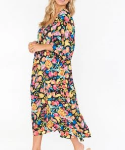 Show Me Your Mumu Day Or Night Midi Dress ~ Fruity Tango New Mu