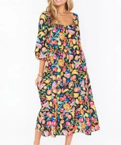 Show Me Your Mumu Day Or Night Midi Dress ~ Fruity Tango New Mu