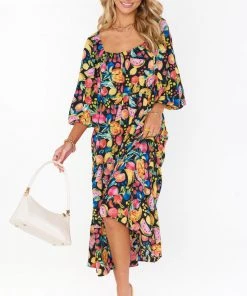 Show Me Your Mumu Day Or Night Midi Dress ~ Fruity Tango New Mu