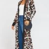 Show Me Your Mumu Sweaters Behati Belted Cardigan ~ Wild Cheetah Knit