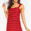 Show Me Your Mumu Dresses Aria Dress ~ Party Fringe Ruby