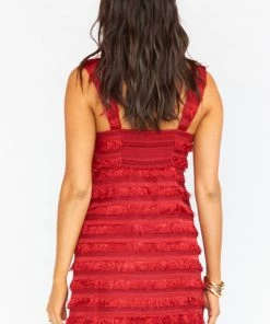 Show Me Your Mumu Dresses Aria Dress ~ Party Fringe Ruby