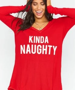Show Me Your Mumu Clothes Cole Top ~ Kinda Naughty Graphic