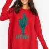 Show Me Your Mumu Sweaters Bonfire Sweater ~ Lit Up Graphic