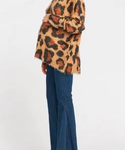 Show Me Your Mumu Fatima Turtleneck Sweater ~ Cheetah Fever Knit