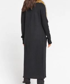 Show Me Your Mumu Lombardi Long Cardi ~ Black Knit New Mu