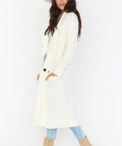 Show Me Your Mumu New Mu Melrose Sweater Jacket ~ Cream Knit