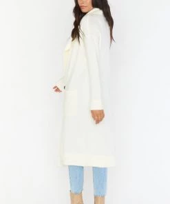 Show Me Your Mumu New Mu Melrose Sweater Jacket ~ Cream Knit