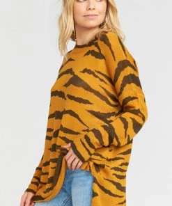 Show Me Your Mumu Sweaters Bonfire Sweater ~ Great Tiger