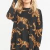 Show Me Your Mumu Bonfire Sweater ~ Tossed Tiger Knit 1 Show Me Your Mumu Bonfire Sweater ~ Tossed Tiger Knit