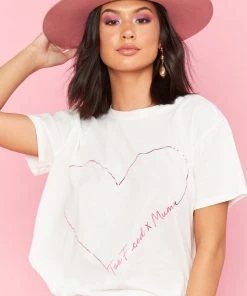Show Me Your Mumu Tiffany Tee ~ Heart Graphic New Mu 22 Show Me Your Mumu Tiffany Tee ~ Heart Graphic New Mu