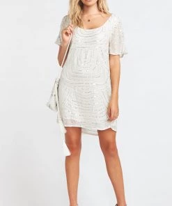Show Me Your Mumu New Mu Katie Dress ~ Frosty Beaded Sequins