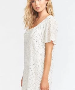Show Me Your Mumu New Mu Katie Dress ~ Frosty Beaded Sequins
