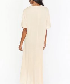 Show Me Your Mumu New Mu Get Twisted Maxi Dress ~ Stone