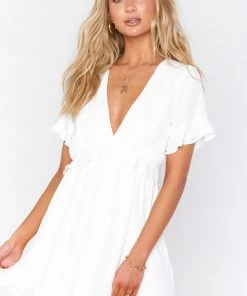 Show Me Your Mumu Virginia Dress ~ White Speckle Dots