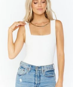 Show Me Your Mumu Dory Bodysuit ~ Bone Stretch