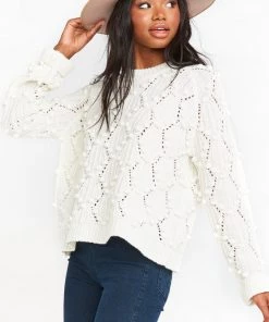 Show Me Your Mumu Sausalito Sweater ~ Buttercream Knit New Mu