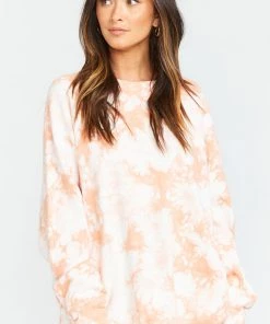 Show Me Your Mumu New Mu Simon Pullover ~ Creamsicle Tie Dye