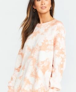 Show Me Your Mumu New Mu Simon Pullover ~ Creamsicle Tie Dye