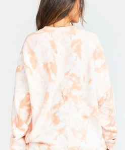 Show Me Your Mumu New Mu Simon Pullover ~ Creamsicle Tie Dye