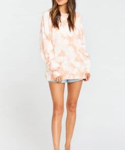 Show Me Your Mumu New Mu Simon Pullover ~ Creamsicle Tie Dye