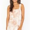 Show Me Your Mumu Dresses Marisa Dress ~ Twisted Tie Dye Tan