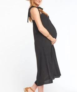 Show Me Your Mumu Lucas Midi Dress ~ Black New Mu