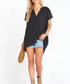 Show Me Your Mumu New Mu Cosmic Tunic ~ Black