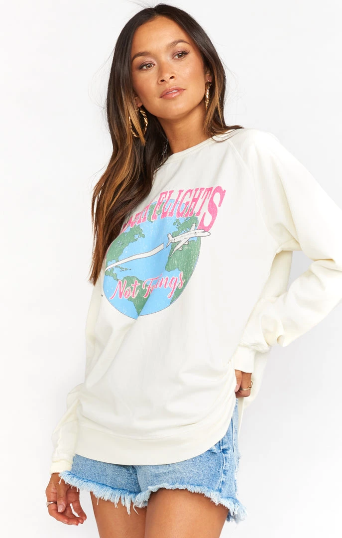 Show Me Your Mumu Vada Sweatshirt ~ Catch Flights Graphic New Mu 5 Show Me Your Mumu Vada Sweatshirt ~ Catch Flights Graphic New Mu