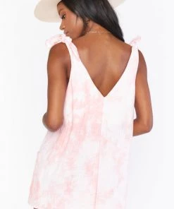 Show Me Your Mumu Tilda Tie Romper ~ Twisted Tie Dye Pink 16 Show Me Your Mumu Tilda Tie Romper ~ Twisted Tie Dye Pink
