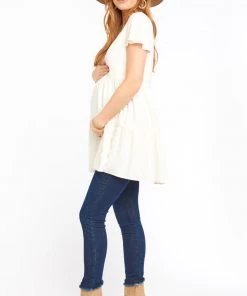 Show Me Your Mumu Cia Mini Dress ~ Cream