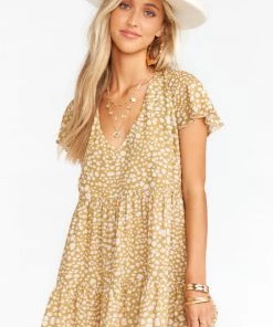 Show Me Your Mumu New Mu Cia Mini Dress ~ Desert Cheetah