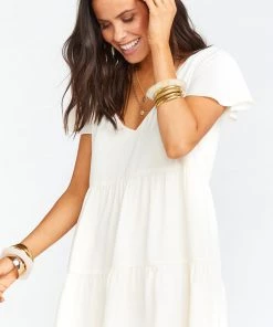Show Me Your Mumu Cia Mini Dress ~ Cream