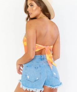 Show Me Your Mumu Desert Scarf Top ~ Golden Hour Tie Dye