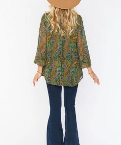 Show Me Your Mumu Alicia Tunic ~ Original Peacock New Mu