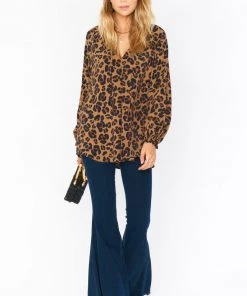 Show Me Your Mumu Charlene Tunic ~ Caramel Cheetah Tops 14 Show Me Your Mumu Charlene Tunic ~ Caramel Cheetah Tops