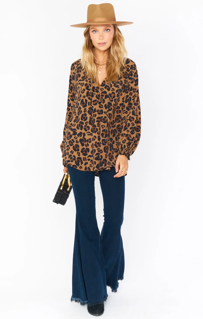 Show Me Your Mumu Charlene Tunic ~ Caramel Cheetah Tops 6 Show Me Your Mumu Charlene Tunic ~ Caramel Cheetah Tops