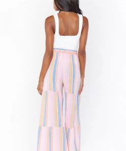 Show Me Your Mumu New Mu Serafina Pants ~ Paradise Stripe